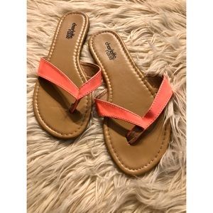 Charlotte Russe leather flip flop